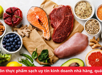 cung cấp nguồn thực phẩm sạch 